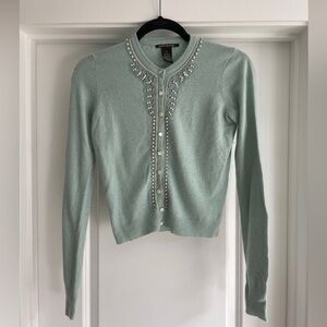 Lucky Brand Embellished Cardigan
